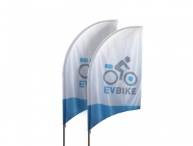 Werbefahnen Rider EV Bike